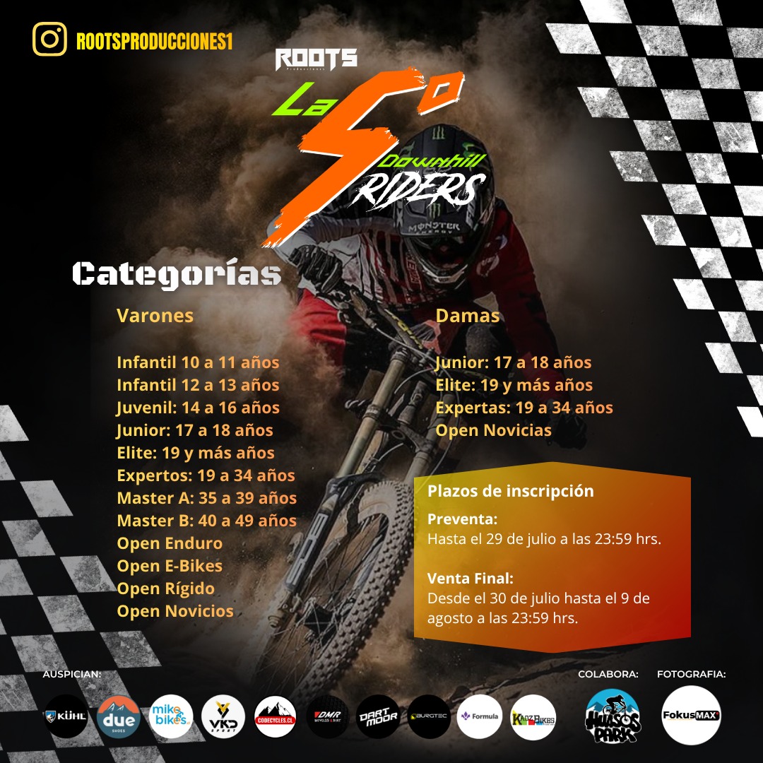 1ª versión de La 5ª Downhill Riders 2026