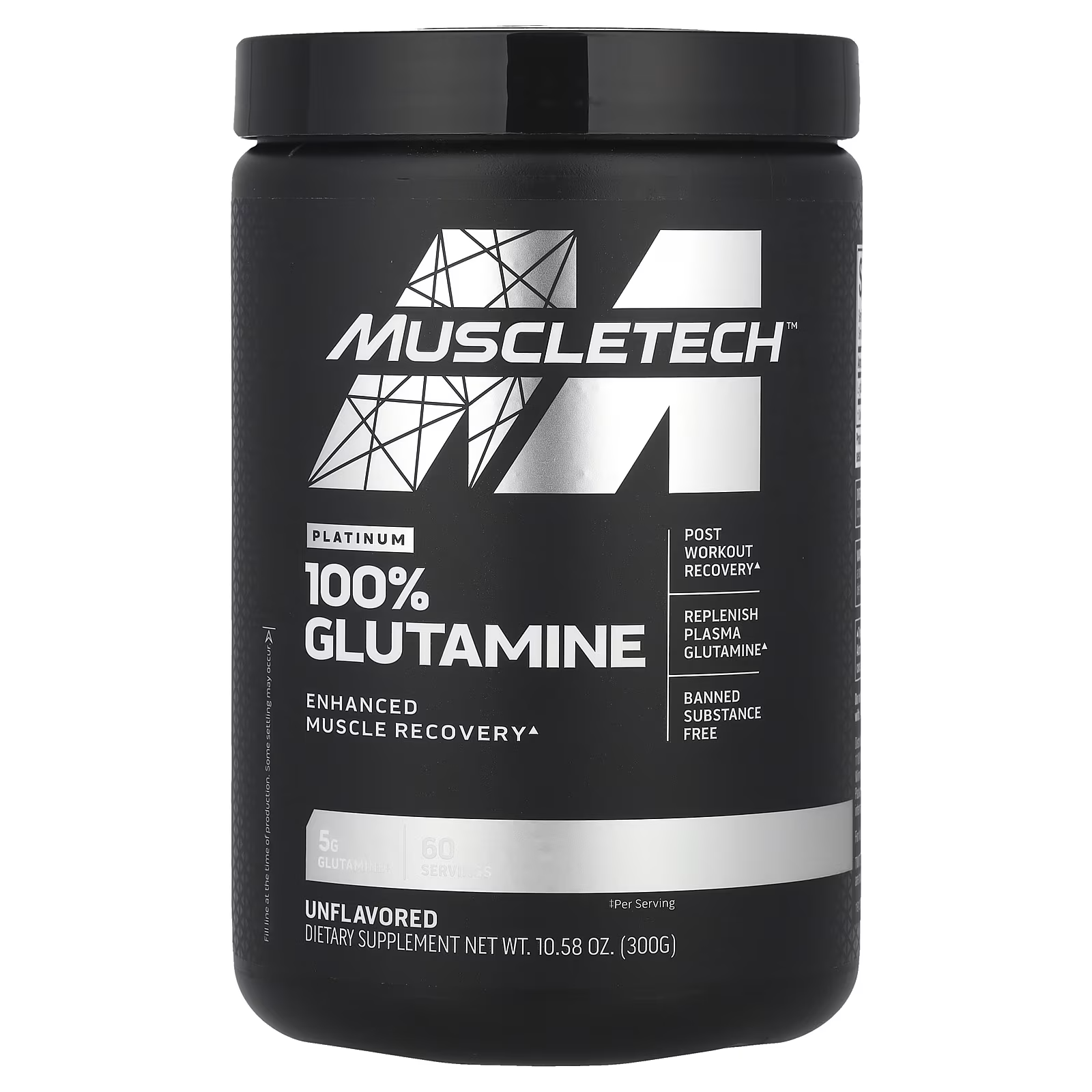 100% GLUTAMINA MUSCRETECH 60 SEVICIOS