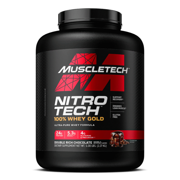 Nitro Tech 100% Whey Gold 5 Lb Double Rich Chocolate